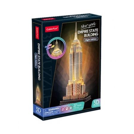 dante puzzle 3d empire state building 37elled l539h cubic fun