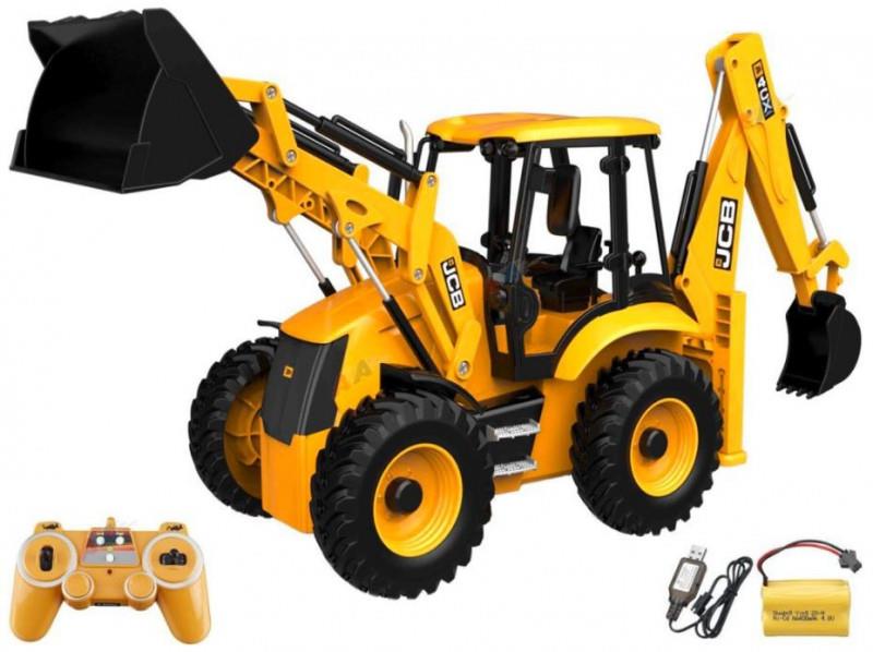 bruder koparko-ładowarka zdalnie sterowana  1:20 jcb rtr 2,4ghz double eagle e589