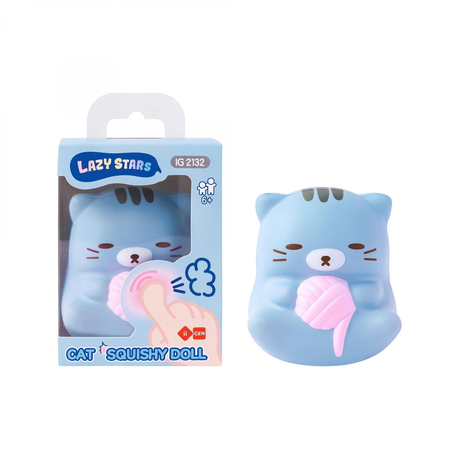 SQUISHY ANTYSTRESOWE KOTEK W PUDEŁKU