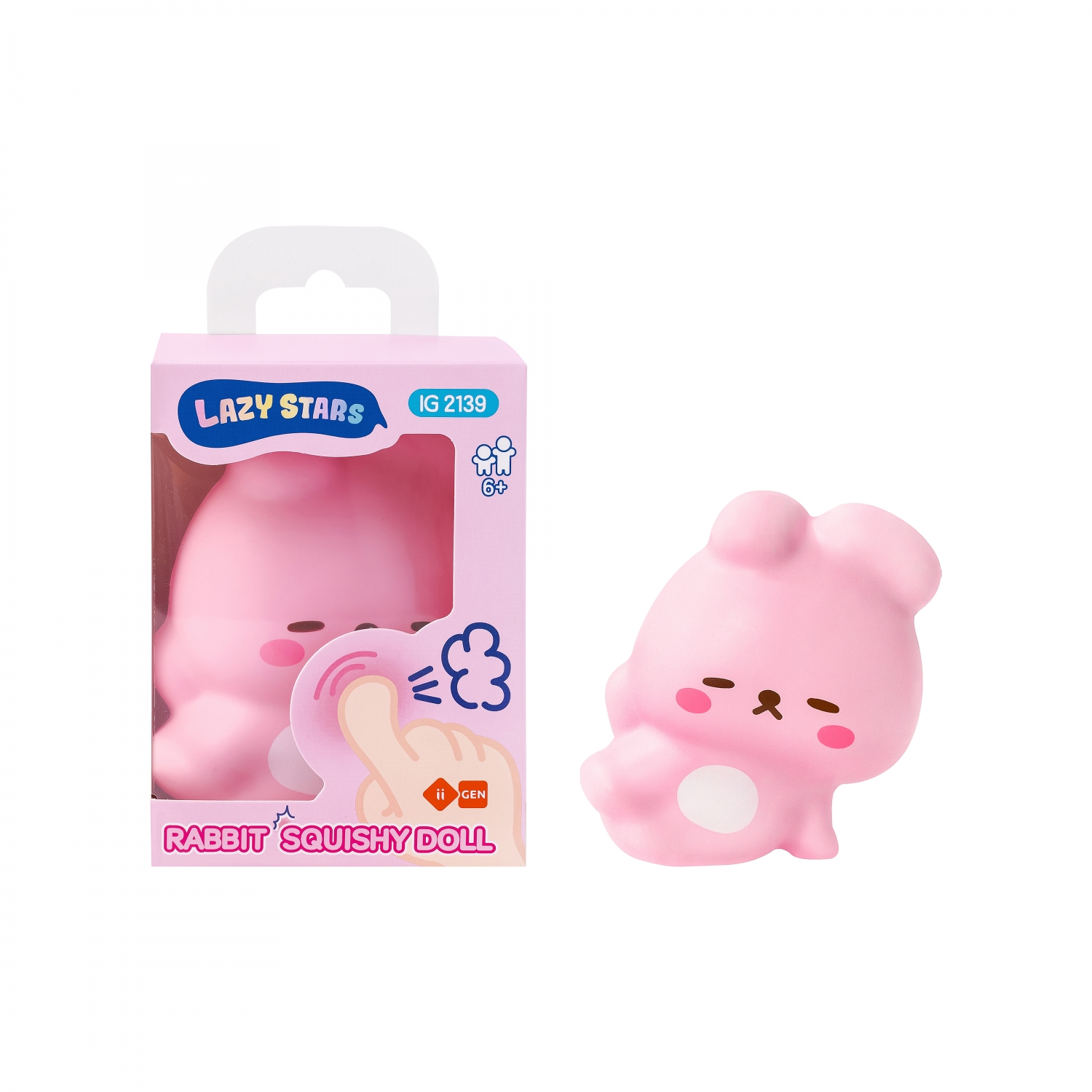 SQUISHY ANTYSTRESOWE KRÓLICZEK W PUDEŁKU