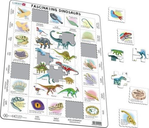 larsen układanka fascynujące dinozaury 2 tactic