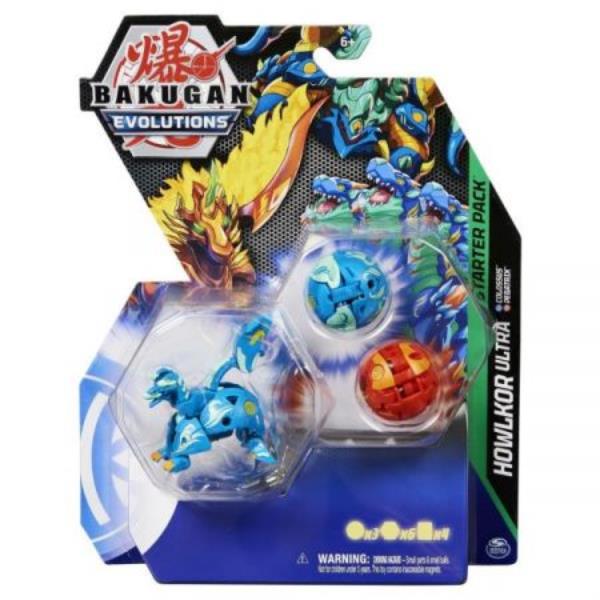 spin master bakugan evolutions zestaw startowy howlkor, colossus, pegatrix 20135932