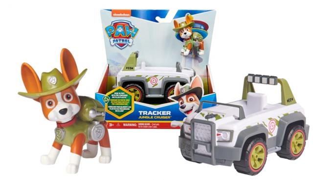 spin master psi patrol pojazd z figurką tracker jungle cruiser 20145308