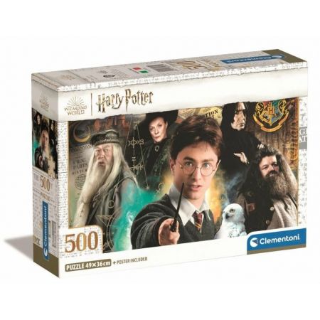 clementoni puzzle 500el compact harry potter 35534