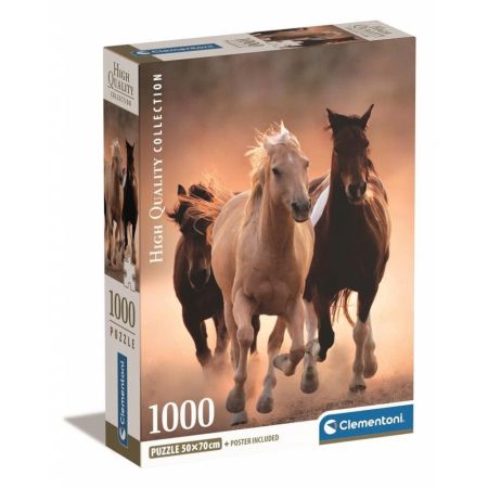 clementoni puzzle 1000el konie w galopie 39771