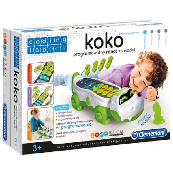 clementoni koko programowany robot krokodyl 50108