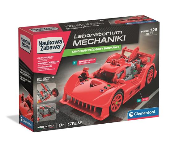CLEMENTONI LABORATORIUM MECHANIKI SAMOCHÓD WYŚCIGOWY ENDURANCE 50248