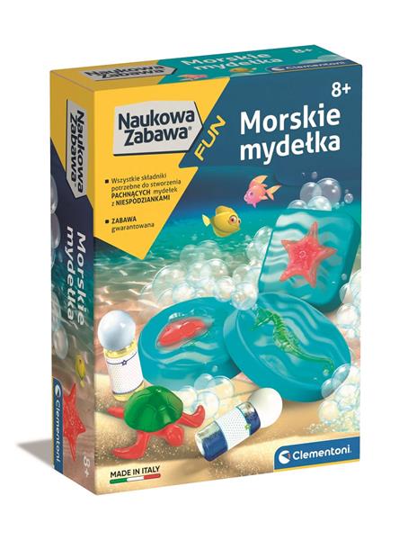 clementoni naukowa zabawa morskie mydełka 50709