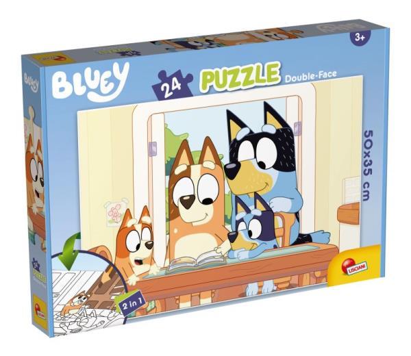 lisciani puzzle dwustronne 24el. bluey 50x35cm 99556