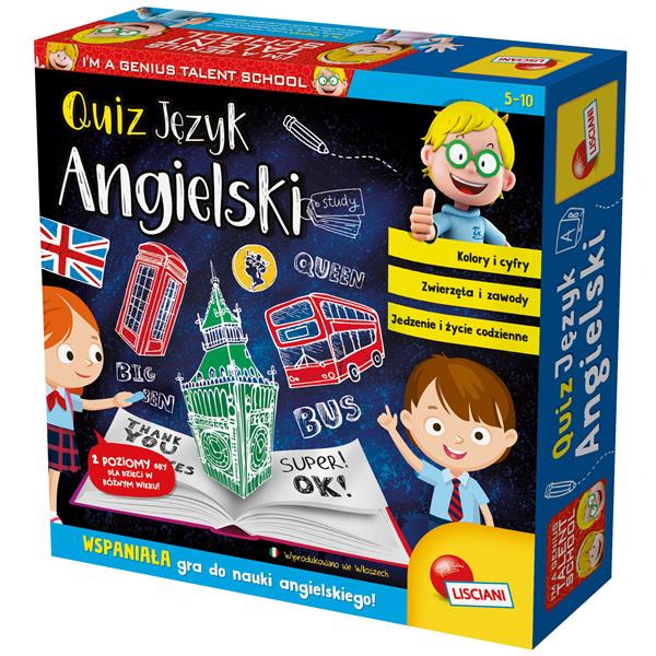 dante i'm a genius quiz - język angielski 48892 lisciani