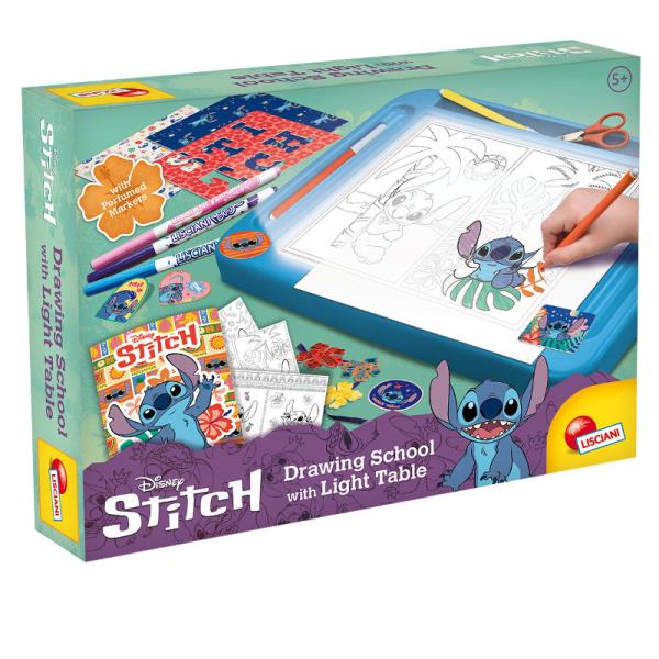 lisciani szkoła rysowania z tablicą led stitch 107582 dante