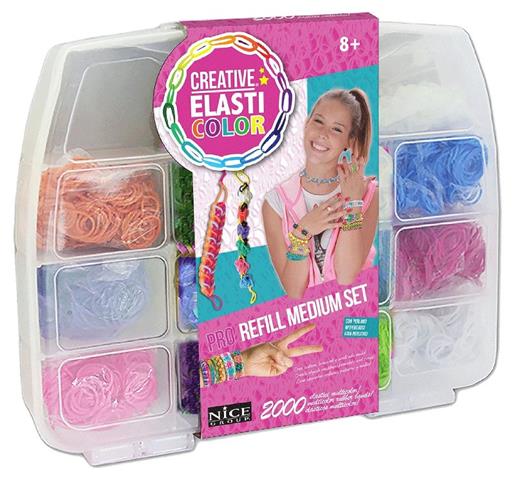 NICE ELASTICOLOR ZESTAW KOLOROWYCH GUMEKUZUPEŁNIAJĄCY ŚREDNI ALBA MOLI