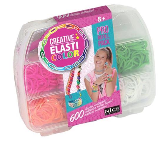 NICE ELASTICOLOR ZESTAW KOLOROWYCH GUMEKUZUPEŁNIAJĄCY MAŁY ALBA MOLI