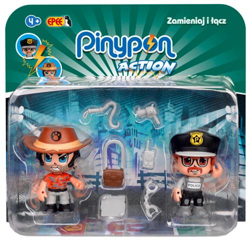 EPEE PINYPON ACTION ZESTAW 2 FIGUREK POLICJANT, PODRÓŻNIK