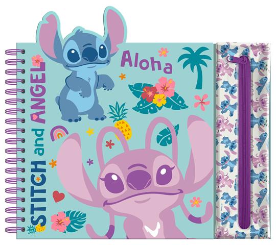 ZESZYT KREATYWNY Z SASZTEKĄ NA KREDKI STITCH KDL-889872