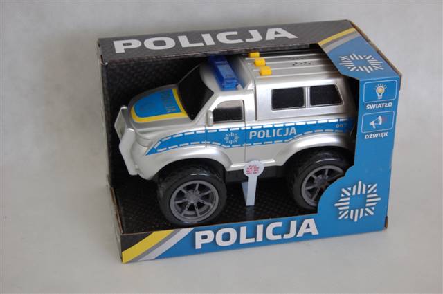 hero auto policja 20cm św dźw 69008