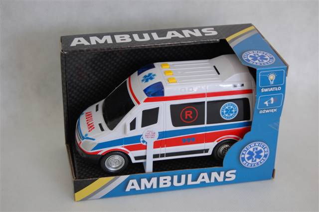 hero auto ambulans 20cm św dźw 69009