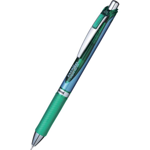 pentel cienkopis kulkowy bln75-dx 0,5mm energel zieklony /12/