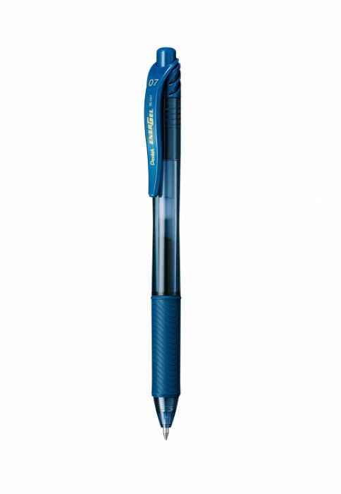 pentel pióro kulkowe bl107-ca x 0.7mm   energel-x niebiesko-czarne /12/