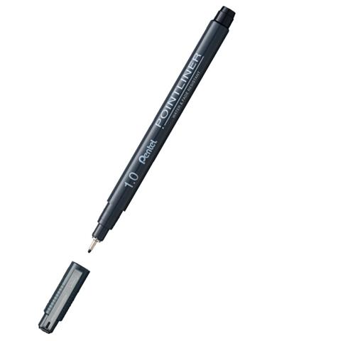 PENTEL CIENKOPIS POINTLINER 1.0MM CZARNYS20P-C10A /12/