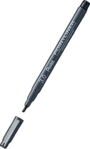 PENTEL CIENKOPIS POINTLINER 3.0MM CZARNYS20P-C30A /12/