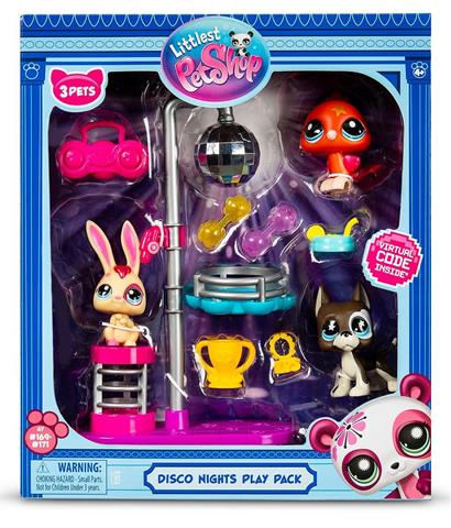 TM TOYS LITTLEST PET SHOP ZESTAW 3 FIGUREK DISCO 00637