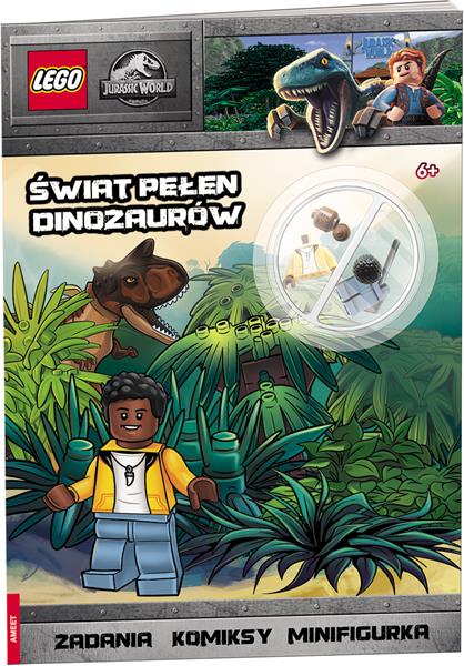 ameet książeczka lego jurassic world. światpełen dinozaurów lnc-6205s1