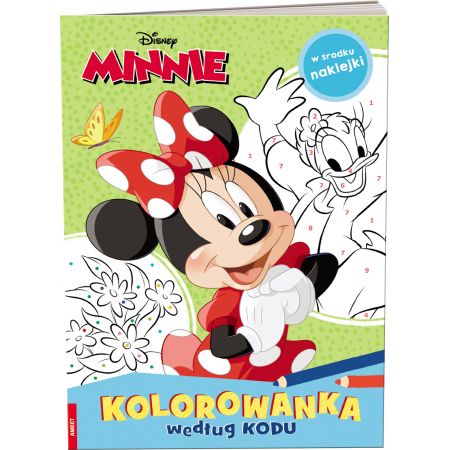 ameet kolorowanka według kodu. minnie kko-9105