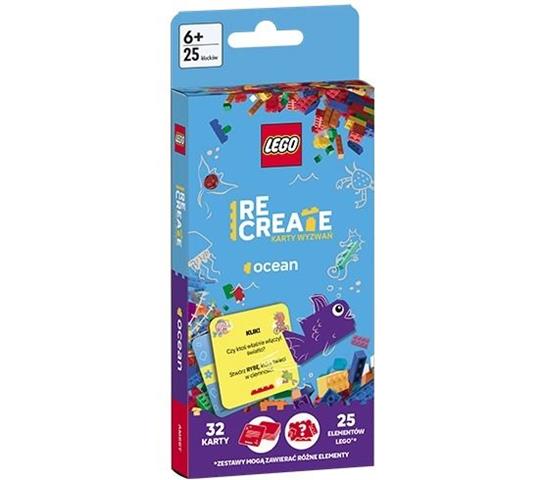 AMEET LEGO RECREATE KARTY WYZWAŃ OCEAN 32 KARTY I 25 KLOCKÓW