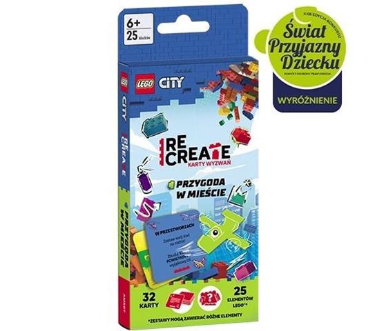 AMEET LEGO CITY RECREATE KARTY WYZWAŃ PRZYGODA W MIEŚCIE 32 KARTY I 25 KLOCKÓW