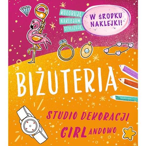 trefl książeczka studio dekoracji girlandowo - biżuteria