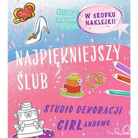 trefl książeczka studio dekoracji girlandowo - najpiękniejszy ślub