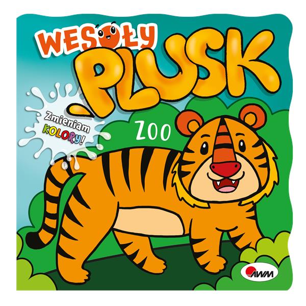 awm wesoły plusk zoo miękka książeczka