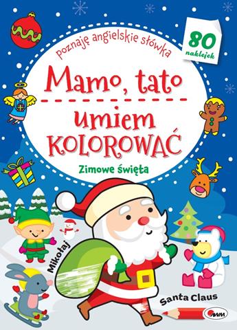 awm kolorowanka mamo, tato umiem kolorować zimowe święta