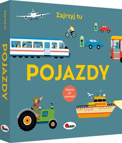 awm książeczka zajrzyj tu pojazdy