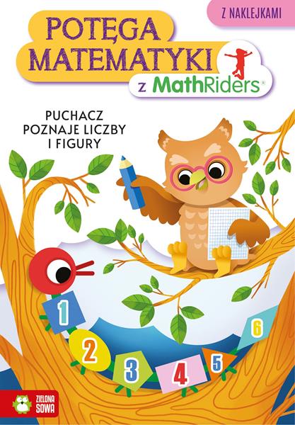 zielona sowa książeczka potęga matematyki z mathriders puchacz poznaje liczby i figury