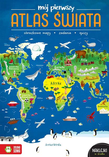 zielona sowa książeczka mój pierwszy atlas świata